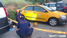 台中計程車司機遭割脖搶劫／翻攝畫面