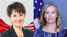 我國駐美代表蕭美琴、美國全球婦女議題無任所大使柯莉（Kelley Currie）