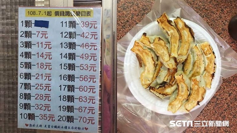 網推台中最強鍋貼　吃20顆才70元