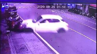 他酒駕卻失控打滑⋯狂撞6機車還落跑