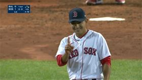 林子偉上場投球。(圖／翻攝自推特)
