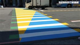 新竹市,台灣設計展,打卡,彩色斑馬線,摔車