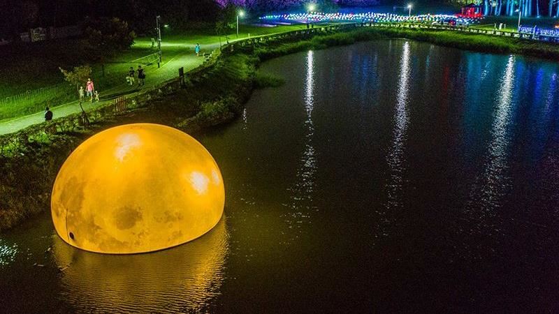 全國最大的戶外夜遊光影藝術展在嘉義