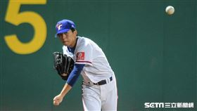 中華隊投手呂彥青 圖／記者林敬旻攝