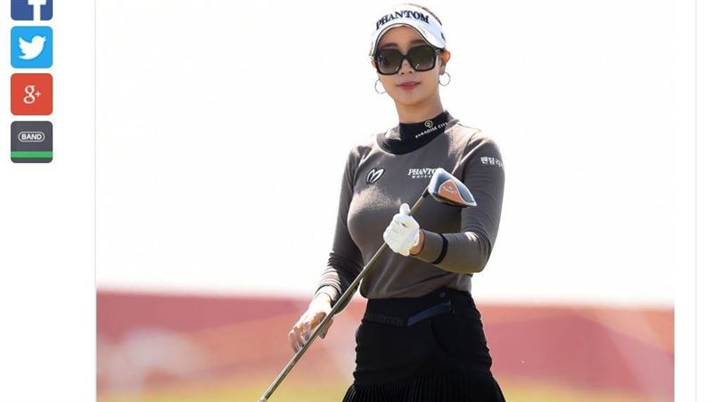 高球美女柳賢朱奇蹟一天　暴衝首位