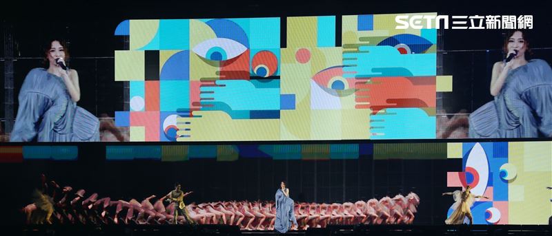 田馥甄Hebe巡迴演唱會台北小巨蛋開唱。（記者邱榮吉/攝影）