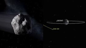 小行星2020 SW，9月24日掠過地球太平洋。（圖／翻攝自NASA）