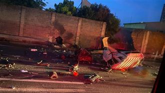 新／嘉義國道1死1傷　駕駛慘成肉墊