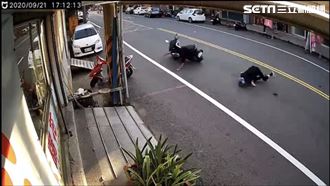 雙載撞過馬路7旬翁⋯釀1死2傷