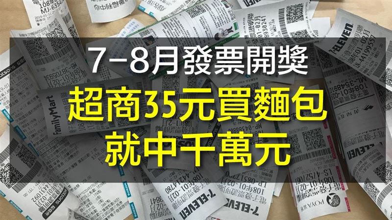 發票對了沒？　幸運兒花35元中千萬
