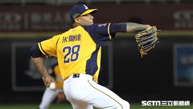 ▲中信兄弟先發投手米蘭達。（圖／記者劉彥池攝影）