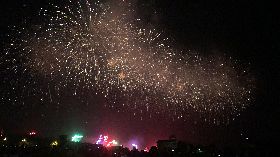 國慶焰火台南漁光島試放