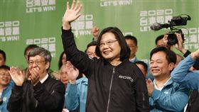 2020總統大選蔡英文勝選之夜。（圖/記者林聖凱攝影）