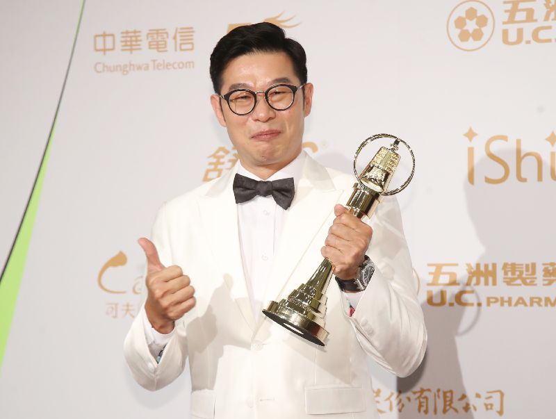 馬力歐5年前在《國際橋牌社》飾演「王照陽」一角獲得戲劇男配。（圖／中央社記者張新偉攝）