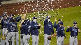 ▲坦帕灣光芒奪冠。（圖／美聯社／達志影像)
