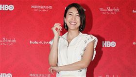 「神探夏洛克小姐」女主角竹內結子。（記者邱榮吉/攝影）