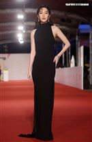 第55屆金鐘獎星光大道明星爭豔曾菀婷。（記者邱榮吉、林聖凱/攝影）