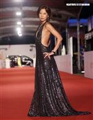 第55屆金鐘獎星光大道明星爭豔丁寧。（記者邱榮吉、林聖凱/攝影）