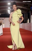 第55屆金鐘獎星光大道明星爭豔吳珊儒（Sandy）。（記者邱榮吉、林聖凱/攝影）