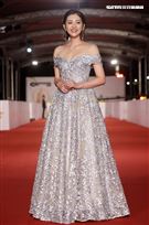 第55屆金鐘獎星光大道明星爭豔瑭霏。（記者邱榮吉、林聖凱/攝影）