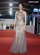 第55屆金鐘獎星光大道明星爭豔林玟誼。（記者邱榮吉、林聖凱/攝影）