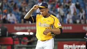 ▲中信兄弟先發投手米蘭達。（圖／記者劉彥池攝影）
