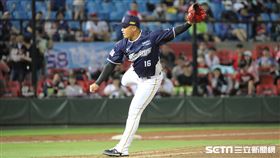 ▲樂天桃猿投手朱俊祥。（圖／記者劉彥池攝影）