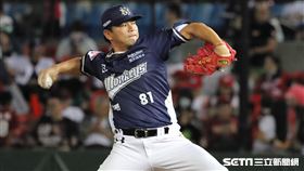 ▲樂天桃猿投手林柏佑。（圖／記者劉彥池攝影）