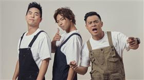 小鬼黃鴻升、柯有倫、竇智孔合作新歌《扛得住》。（圖／滾石提供）