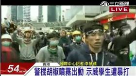 夜戰龍和道！佔中清場爆激烈衝突