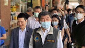 0917陳時中,豬肉產地標示,迪化街(圖/記者馮珮汶拍攝)