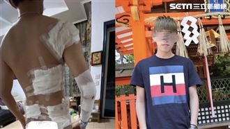 水產行貨車撞重機！騎士親曝保命關鍵