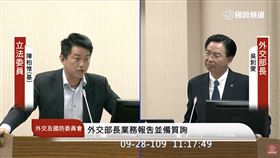 陳柏惟認為可將「中華民國」改成「台華民國」。（圖／翻攝自國會頻道）