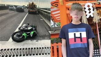 被撞到掀皮！重機暖男：別包圍水產行