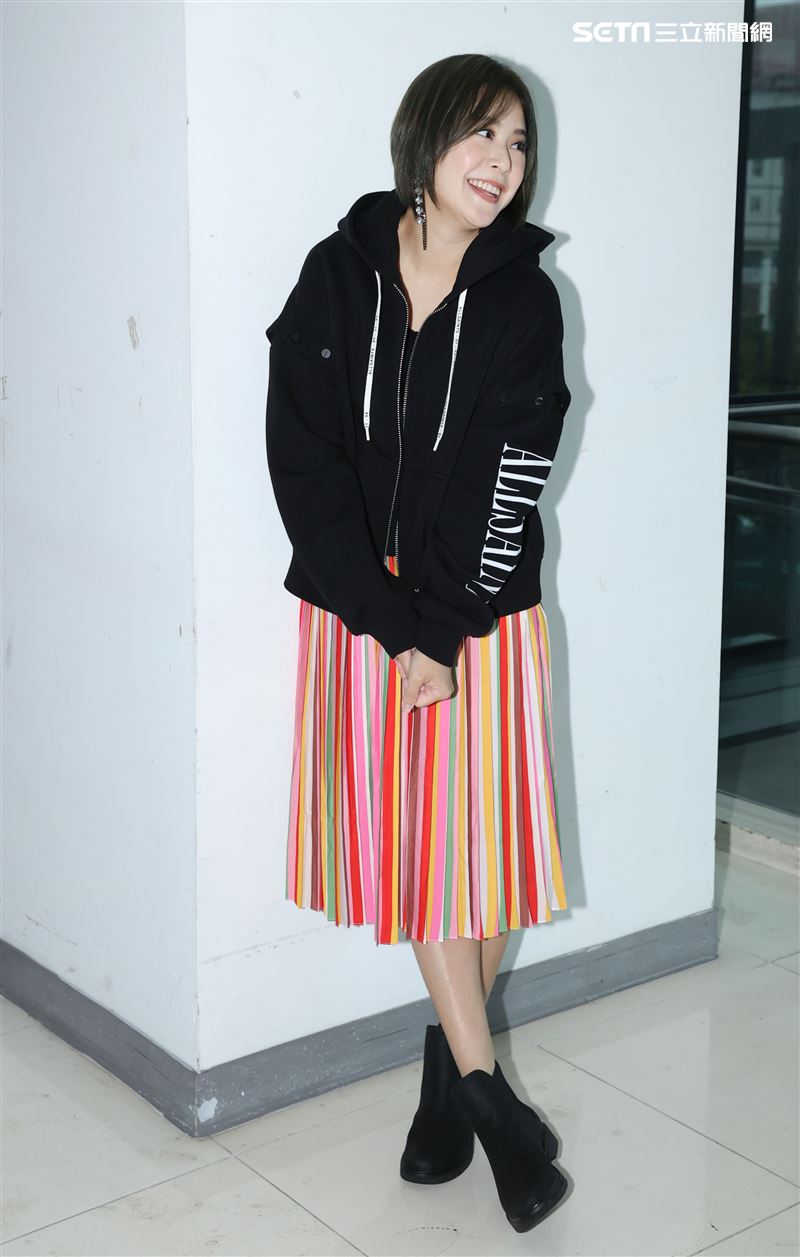 黃小柔三立新聞網專訪。（記者邱榮吉/攝影）