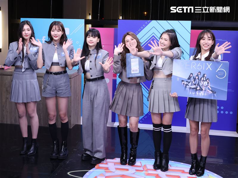 per6ix安安大明星(唱片宣傳)。（記者邱榮吉/攝影）