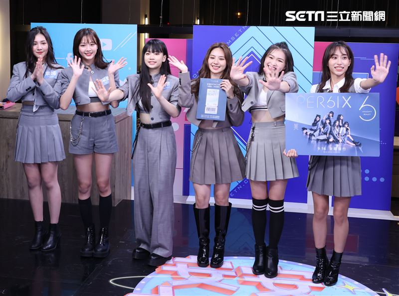 per6ix安安大明星(唱片宣傳)。（記者邱榮吉/攝影）