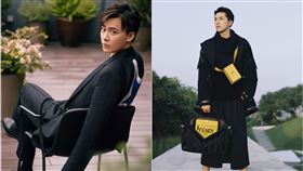 BOSS全球代言人李易峰與FENDI Peekaboo包款代言人許魏洲。（圖／BOSS、FENDI提供）