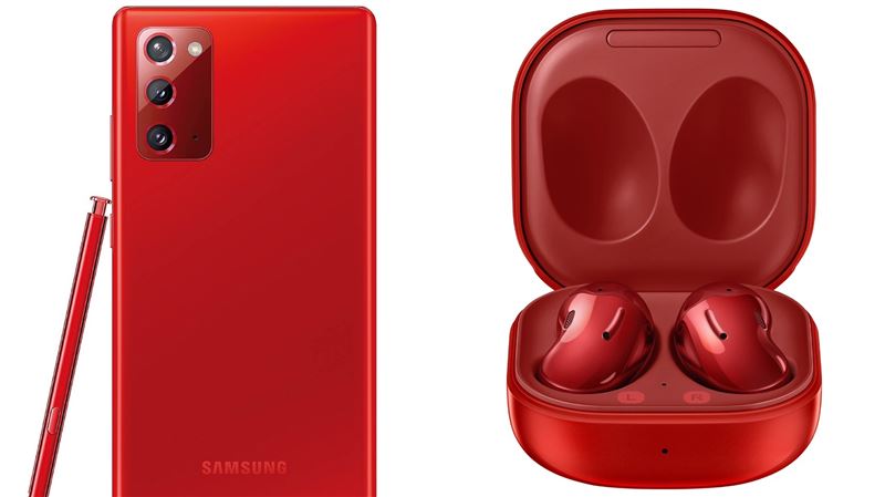 星粉衝！正紅色三星Note20美炸