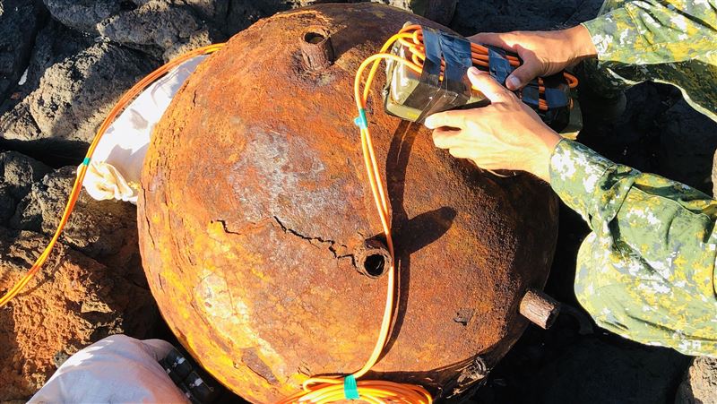 澎湖無名水雷未爆彈　鋤頭嶼爆燬確定