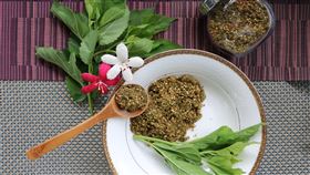 桑葉也能做香鬆，天然甜味來自枸杞（農委會提供）