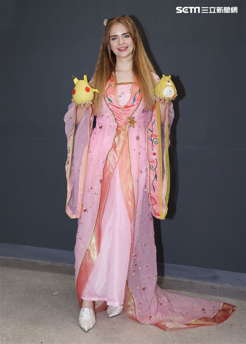 歌壇新人「宋蕊安」出席公益活動。（記者邱榮吉/攝影）