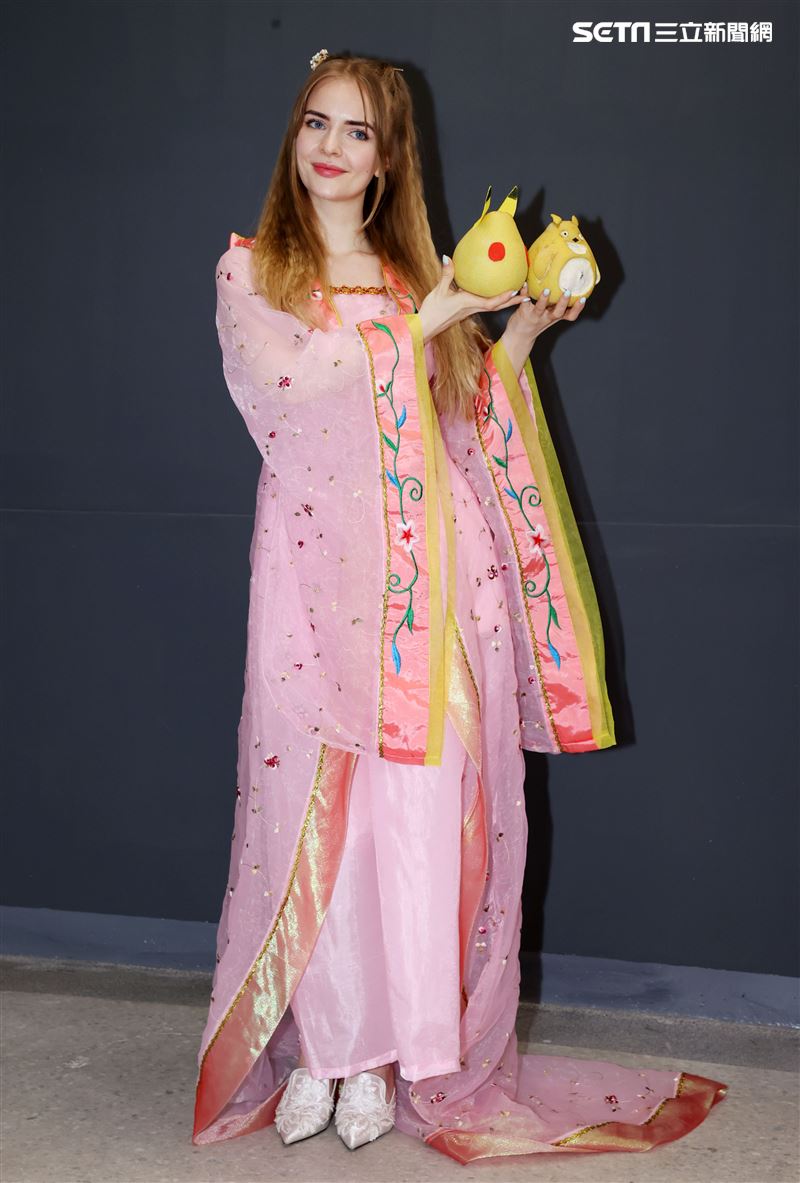 歌壇新人「宋蕊安」出席公益活動。（記者邱榮吉/攝影）