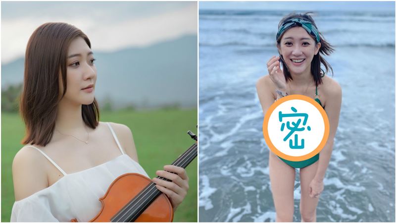 音樂才女罕見脫了！彎腰蹦渾圓蘋果奶