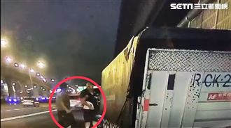 國道武打盃？重量男攔車理論被秒打趴