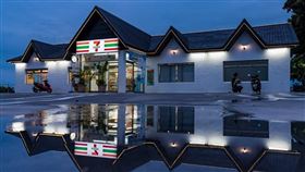 ▼▲香蘭門市外觀獨特。（圖／7-ELEVEN提供）