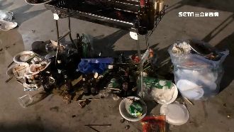 60人烤肉趴滿地垃圾　網怒肉搜店家