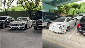 賓士C300,加油,停車格,300哥/爆廢公社