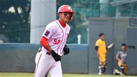 味全龍朱祥麟敲出3分打點全壘打。（圖／味全龍提供）