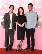 夏騰宏、劉品言、馬志翔出席「未來媽媽」第三波卡司發布會。（記者邱榮吉/攝影）
